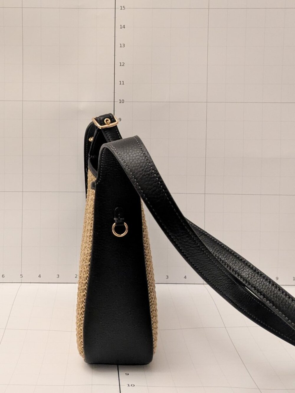 Coach Hadley Mini Crossbody Straw Toast Black CAL61 NWT - Picture 2 of 8